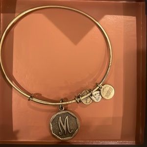 Alex and Ani bracelet initial M